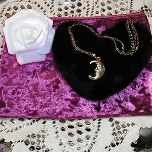 🌛🌌🌜NEW CHIC BOHO CELESTIAL 🌛MOON FACE NECKLACE